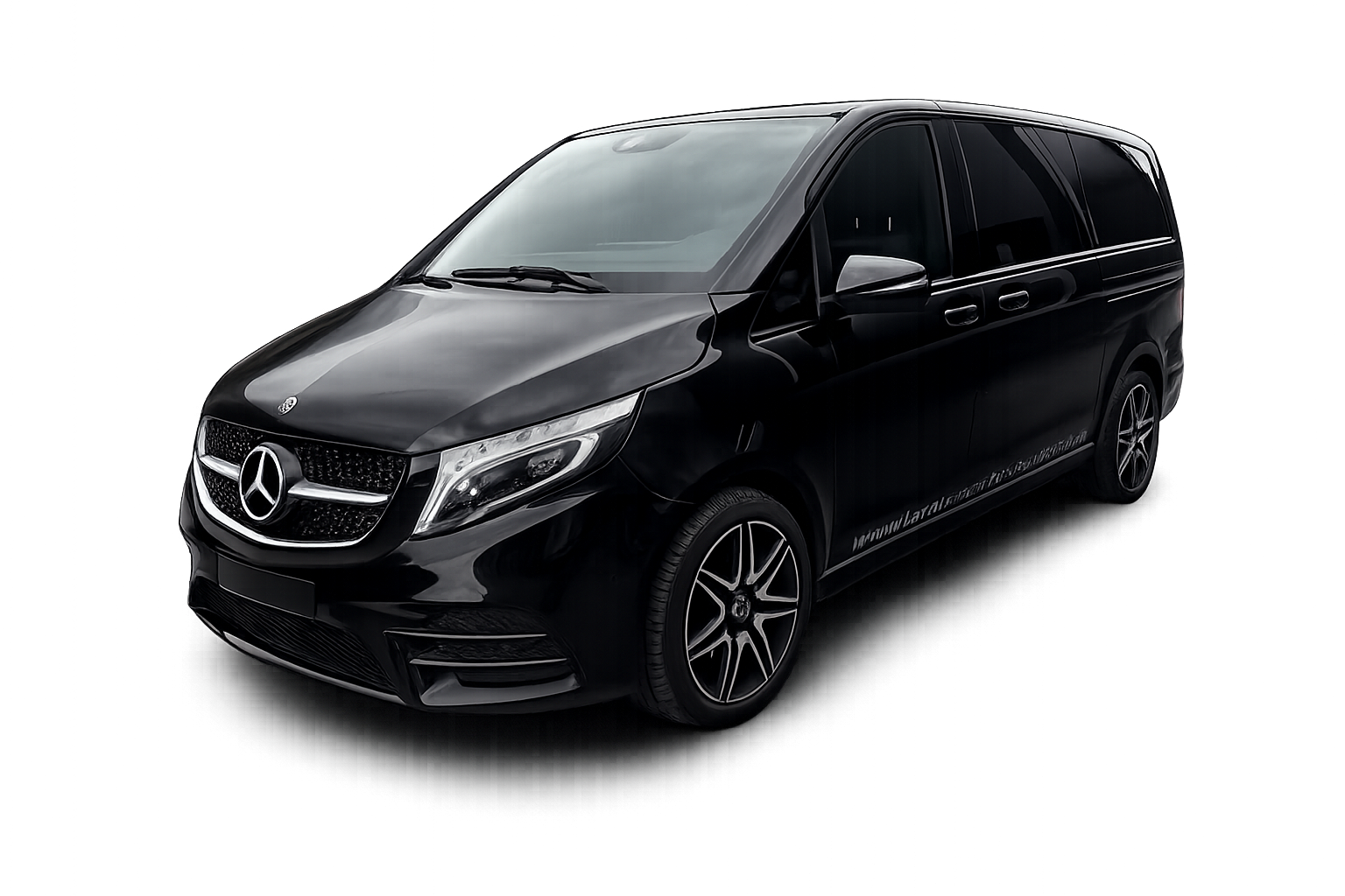 Mercedes-Benz V-Klasse in Schwarz glänzend